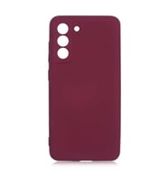 Samsung Galaxy S21 FE Kılıf Orj Lansman Serisi Pürüzsüz Esnek Kadife İç Kısım (Koyu Mor)