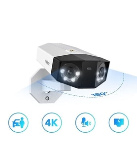 REOLINK 8MP PANORAMİK 3.2MM Duo 2 IP Güvenlik Kamerası PoE IP65. Renkli