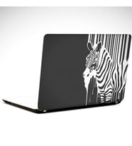 Zebra Siyah Beyaz Laptop Sticker 17 inch (39X27CM)