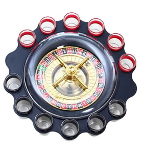 Northcity 12'li Shot Bardaklı Rulet Oyunu Siyah - Alk2547 (30 Cm)