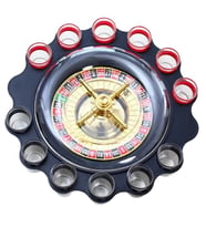 Northcity 12'li Shot Bardaklı Rulet Oyunu Siyah - Alk2547 (30 Cm)