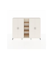 Arges Dolap 12 Raflı 4 Kapaklı 220x30x163 Aytaşı-Aytaşı/Çam