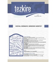 Tezkire Dergi 89.Sayı Kasım 2024 - Sosyal Sermaye: Nereden Nereye (STD)