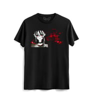 Mirai Nikki Baskılı Çocuk Siyah Tshirt