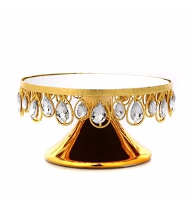 Vitale Nila Gold Ayaklı Tabak 22x11 cm AK.HQ0010