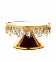 Vitale Nila Gold Ayaklı Tabak 22x11 cm AK.HQ0010