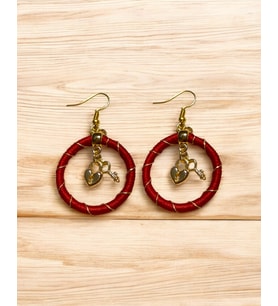 Handcraftedbyoz, Sevgililer Günü Özel, Küpe Serisi (Gold)