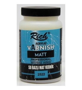 Rich Su Bazlı Mat Vernik 250ml