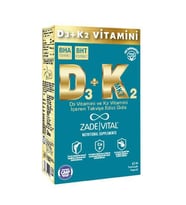 Zade Vital D3+K2 Vitamini 30 Kapsül