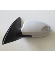 2007-2012 Hyundai İ30 Kapı Aynası Sol Elektrikli-Sinyalli-Beyaz Kapaklı(Sinyali Kısa Tip)(5Fişli)(Fa