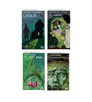 Casus + Üç Hayat + Zacharius Usta + Peter Pan- 4 Kitap Set - Iş Bankası Özel Set Casus Kitabı