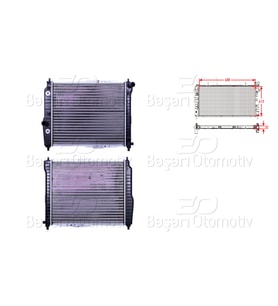 Chevrolet Aveo T200 Kalos 2003 ve Sonrası Uyumlu Otomatik Şanzıman Su Radyatörü