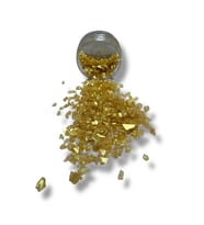 Epoksi Çalışmalarınız İçin Parlak Cam Kırıkları 4-8mm ALTIN 100gr