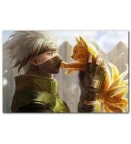 Cakatablo  Naruto Anime Kedi Görseli MDF Tablo