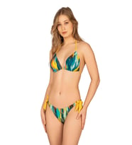 Endeep Kadın Yarım Dolgulu Desenli Üçgen Bikini Takımı