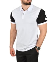 DeepSEA Erkek Siyah Dar Kesim Pamuklu Polo Yaka Tişört Slim Fit Nefes Alan Kıvrılmaz Polo Yaka Tişört 2503022