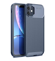 İphone 11 Kılıf Auto Fus Karbon Kapak - Lacivert