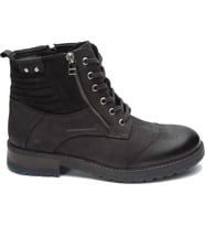 HAMMER JACK 102 17480 HAKİKİ DERİ COMFORT CASUAL BOT  (Siyah)