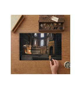 Ayasofya Minber - Ayasofya Camii Tasarımı 240 parça Ahşap Puzzle Ahşap Kutuda MP09681