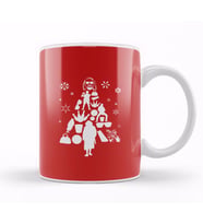 Big Lebowski Christmas Tree Silhouette White Kupa Bardak Porselen