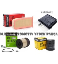 Dacia Duster 1.5 Dci Filtron Filtre Bakım Seti (2013-2018) 553533135