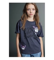 Defacto 26Y801002216 Antrasit Kız Çocuk T-Shirt G8185A8/AR1