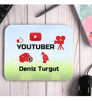 Youtubere Hediye İsimli Mouse Pad (STD)