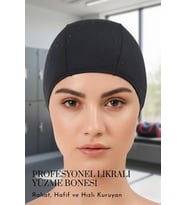 Likralı Yüzücü Bonesi – Deniz & Havuz İçin Esnek, Rahat, Hızlı Kuruyan Spor Bone