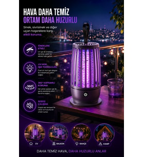 UV Destekli Güvenli Böcek Kontrol Sistemi