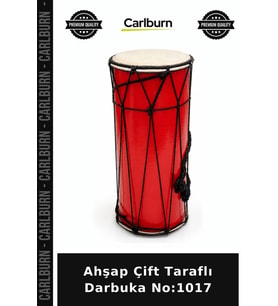 Özel Üretim Müzik Aleti Ritim Eğlence Çalgı Ahşap Çift Taraflı Darbuka No:1017