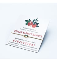 Bolluk Bereket Benimle Sekans Bileklik ve Hatırlatıcı Magnet