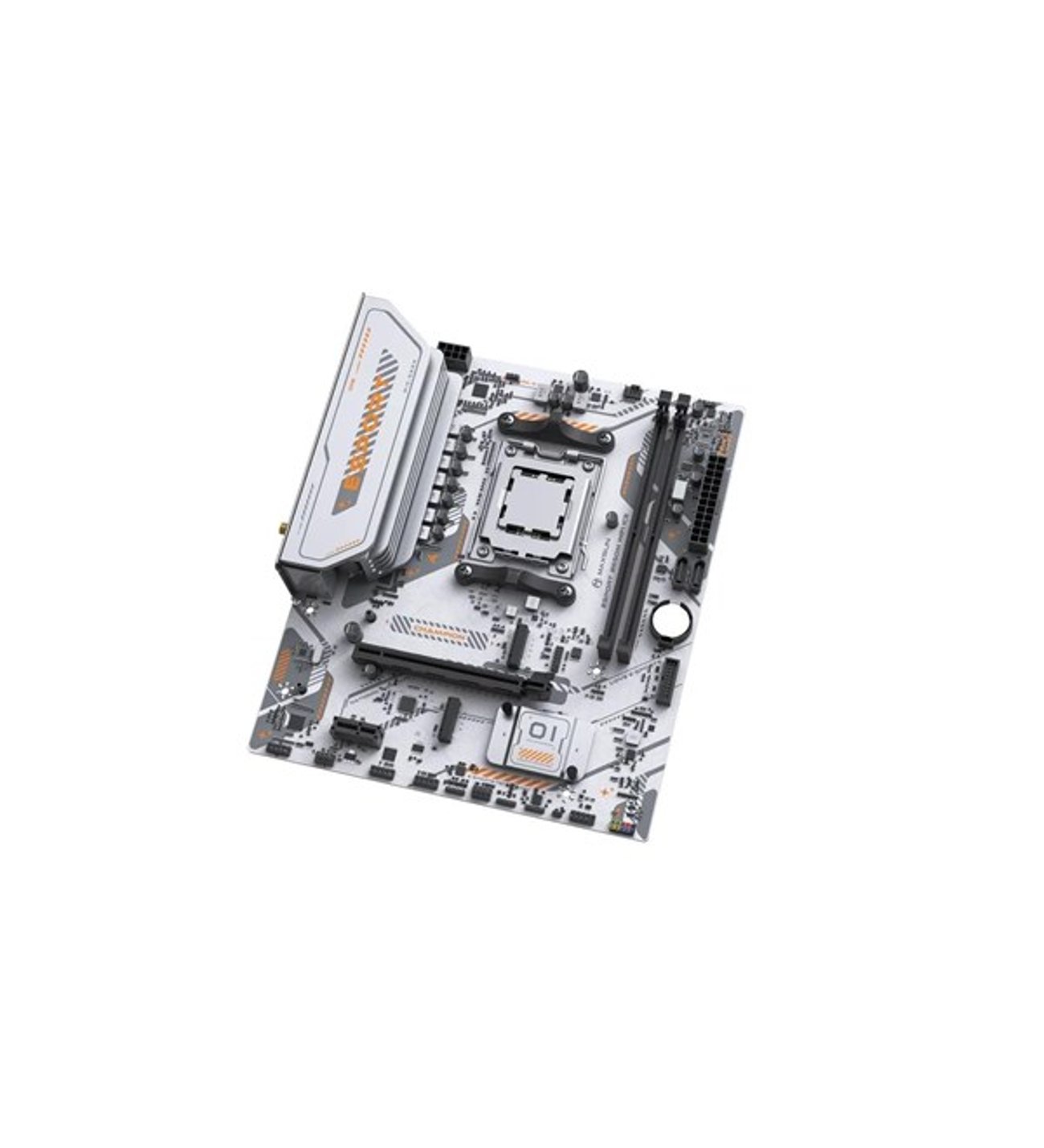 MAXSUN eSPORT B650M WIFI6 ICE DDR5 HDMI-DP PCIE 4.0 AM5 MATX BEYAZ