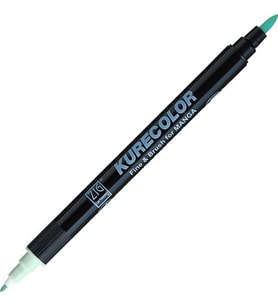Zig Kurecolor Fine & Brush for MANGA Marker Çizim Kalemi 330 Pale Blue 