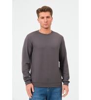 Erkek Oversize Bisiklet Yaka Sucuba Sweatshirt