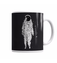 Astronauta Lunatico Kupa Bardak Porselen