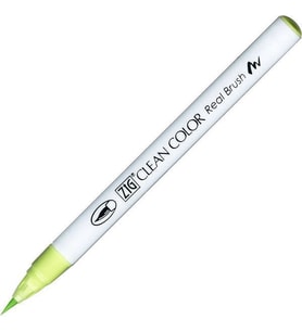 Zig Clean Color Real Brush Fırça Uçlu Marker Kalem 045 Pale Green 