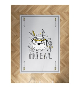 MEKTA HOME BEBEK VE ÇOCUK ODASI Tribal Desenli Halı
