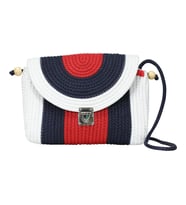 e38 EL İŞÇİLİĞİ HASIR JÜT KOL ÇANTASI 27*23 cm - 6138 (Karışık)