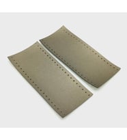 Angel Çanta Aksesuar Suni Deri Tutma Sapı Parlak Gri Simit Sap 17x7.5 Cm