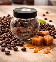 Çiçek Şekerleme- Kahve-karamelli Akide Şekeri -100 Gr