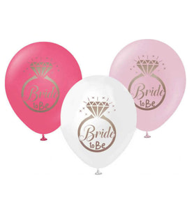Balon Brıde To Be Baskılı 3 Renk Karışık 100'lü-