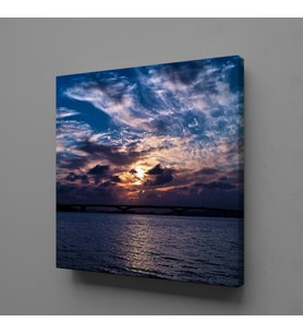 GÖKYÜZÜ DENİZ KANVAS TABLO 150x150cm