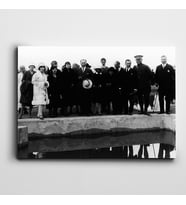 Atatürk Siyah Beyaz 1926 Kanvas Tablo