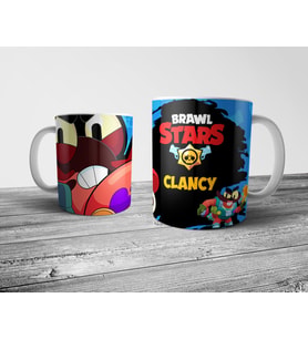 Pixxa Brawl Stars Clancy Kupa Bardak Model 1