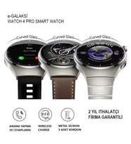 Egalaksi Watch 4 Pro Curved Amoled Ekran Android I·os Harmonyos Uyumlu Akıllı Saat (Siyah)