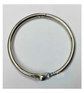 Kilitli Yuvarlak Halka, 3cm - 100 Adet