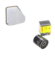Bosch Filtre Bakım Seti Toyota Auris 1.4 D 4D Dizel 2007-2008 Hava + Yağ filtre