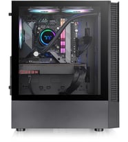 THERMALTAKE 650W 80+ View 200 TG CA-3X3-65M1WE-00 4-ARGB Fanlı Gaming Mid-Tower PC Kasası