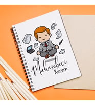 Muhasebeci Tasarımlı Kişiye Özel Defter