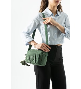 Çapraz Askılı Ultra Hafif Çok Cepli Omuz Çantası Yeşil Model: (571-7M)